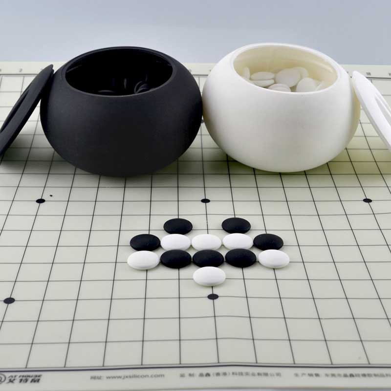 Silicone Weiqi Board Weiqi Game Stones Pièces