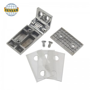 Pince de verre à 90 degrés à bord unique