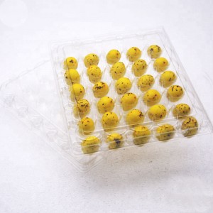 Étiquette d\'impression personnalisée Plastic en plastique réutilisable Plateau d\'oeuf en plastique