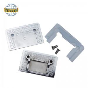 Pince en verre à bord biseauté à filet de 0 degré