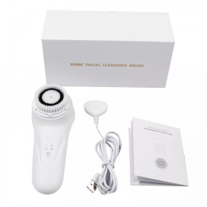 Electric Acoustic Facial Nettoying Brush Face Scurpor: Electric Exfoliant Spin Scurbber IPX7 Silicone Silicone Nettoyage de peau USB Système de rotation de rotation rechargeable Système d\'acné proactif