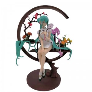 Yun xiang elle belle fille premier ton shaohua cheongsam premier ton 1/7 assis main faire le futur modèle de pendentif