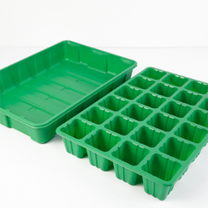 Plastique PS Mini Green House Seed Nursery Tray, Wholesale Germination Play with Dome/base
