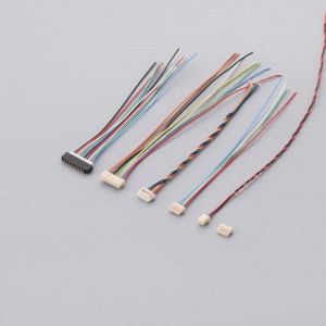 Original 02SR-3S 04SR-3S 06SR-3S 08SR-3S Connecteur de fiche mâle avec câbles de cuivre Pincured 1.0 Pitch Terminal Harness Wire Custom