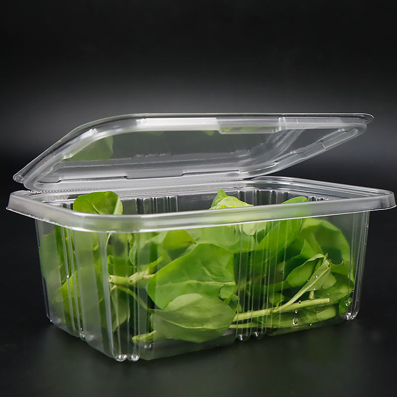 8/16/24/32/46/64/128 oz saboter conteneur évident, boîte d'emballage résistant à la sabot pour la salade fraîche desnoix de fruits d'herbe