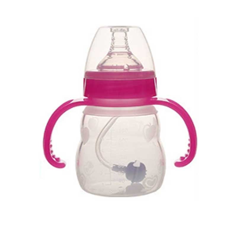 Boîte de bébé en silicone gratuit BPA de haute qualité Calibe large avec une poignée bébé anti-automne