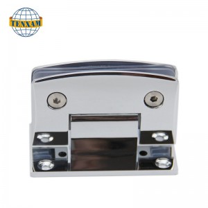 Mur à 90 degrés à la charnière de porte en verre zinc alliage de salle de bain Hinge de douche en verre