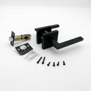 S7503 Levier de porte d\'intimité pour les portes de chambre et de salle de bainnoire mat