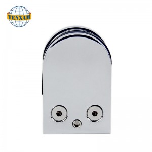 Vendre à chaud en verre en acier inoxydable Balle de salle de bain clôture en verre accessoires de garderie en verre pince