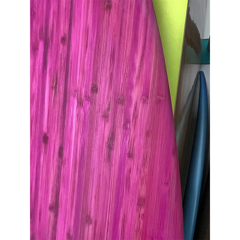Planches de surf en placage en bois complet en résine teintée de teintez des planches de surf