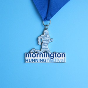 Médailles de course populaires personnalisées personnalisées personnalisées