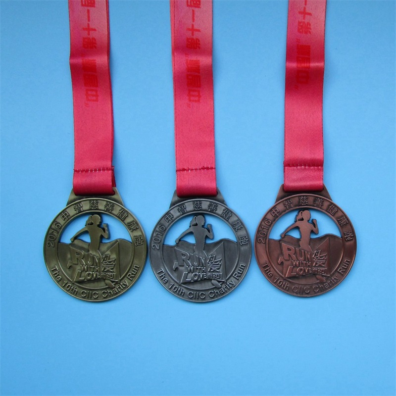 Médailles de sport et rubans pour les médailles de course Sport Running