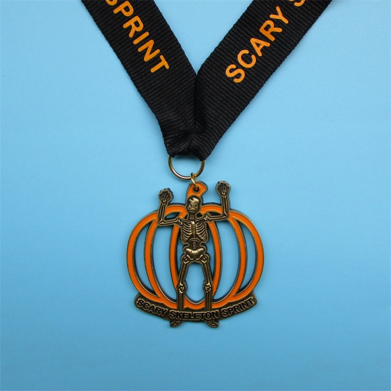 Médaillon personnalisé Design spécial votre propre médaille d'alliage de sport avec longe