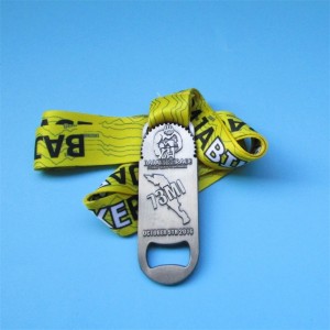 Médaille de métal pendentif pour médaillon personnalisé avec ouvre-bouteille