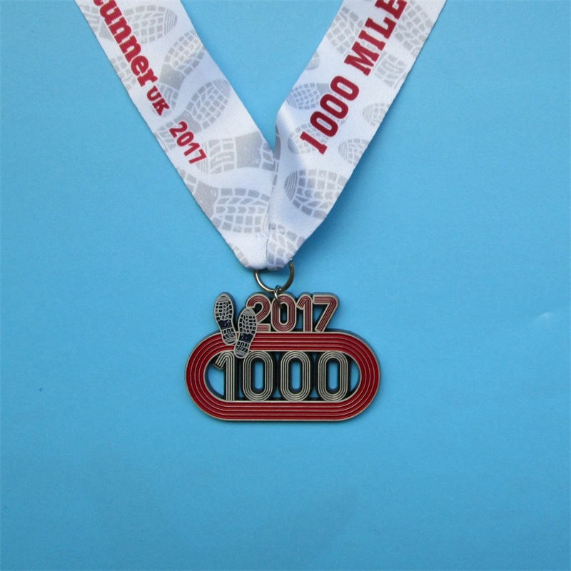 Médaille de sport marathon de haute qualité du fabricant de haute qualité de haute qualité