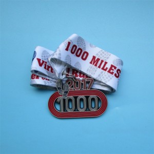 Médaille de sport marathon de haute qualité du fabricant de haute qualité de haute qualité