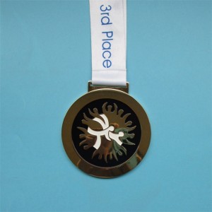 Médaille de sport marathon de haute qualité du fabricant de haute qualité de haute qualité