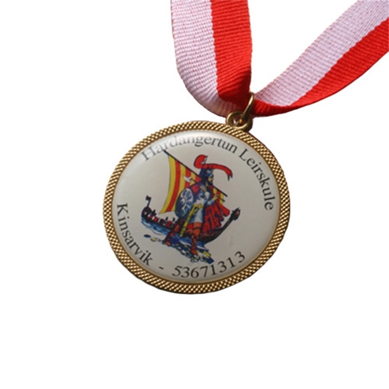 Médaille d'argent Nouveau marathon médailles de médailles et rubans sportifs
