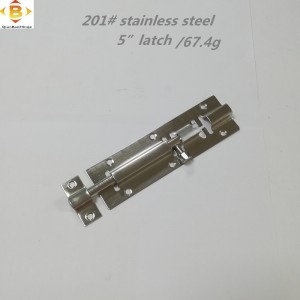 201#latch verrouillage du pouce verrou du pouce Boulon de porte de la porte 201#STAINless en acier