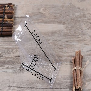 Triangle Clear Triangle Box Emballage en gros aliments en plastique étiquette personnalisée jetable Beau sandwich et gâteau Client \\\\ Sogo Pet, PLA