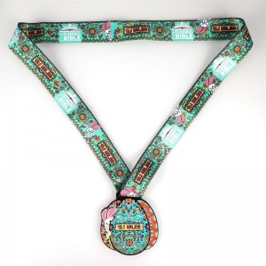 Cadeaux festifs Médaille de laser en métal à blanc personnalisé Metal Metal