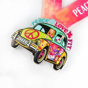 Gag Factory OEM Conception exclusive Médailles de métal coulé avec ruban Metal Sport Custom Medal