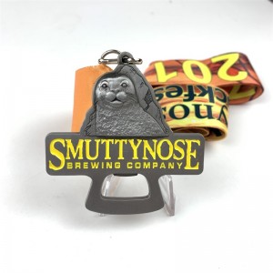 Médaille de médaille de médaille de sport en bronze antique sur mesure