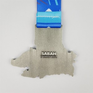 Médailles commémoratives Carte de casting d\'alliage zinc pour les prix des événements d\'entreprise de la ville