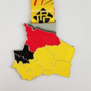 Médaille d\'effet stéréoscopique de sport personnalisé professionnel