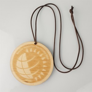 Color Spray Awards Médaille en bois pour les médailles de vacances sport