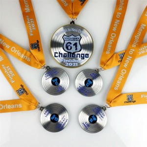 Médailles de médailles de rose Médailles Médaille de concours personnalisé