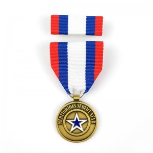 Médaille de logo de la compagnie d\'or et de l\'or sur mesure Médaille d\'honneur