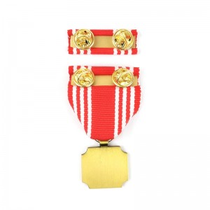 Médaillon d\'émail dur médaillon Die Badge en métal 3D Médailles d\'activité et récompense les médailles d\'honneur avec un ruban court