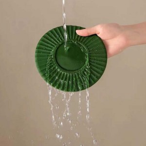 Silicone de cuisine sans glissement en silicone Round Silicone Coaster Office Coaster Office Party Dining Party BPA Silicone Coasters Silicone Mats