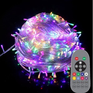 Garland d\'éclairage extérieur de vacances Décorations de fête de mariage LED LED RVB FAIRY STRING Light