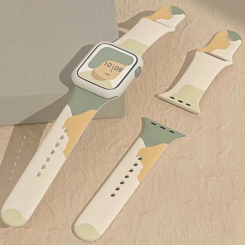 Bracelet de bracelets à bande étanche en silicone en silicone pour iwatch