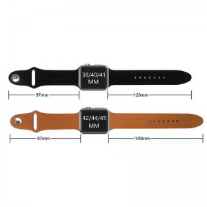 Iwatch Silicone Sports Band Strap Bracelet Watch Stracles pour Apple Watch