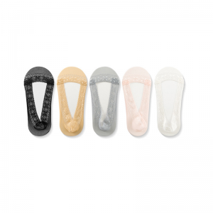 Chaussettes en dentelle invisible