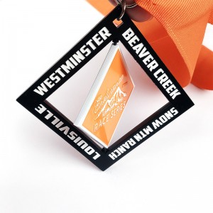 Médaille de marathon de sport personnalisée sur le sport spinning sportif personnalisé