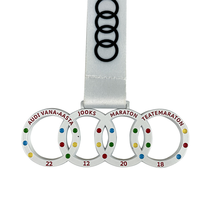 Porte-médaille de course personnalisée, médaille personnalisée avec ruban, commandez des médailles personnalisées