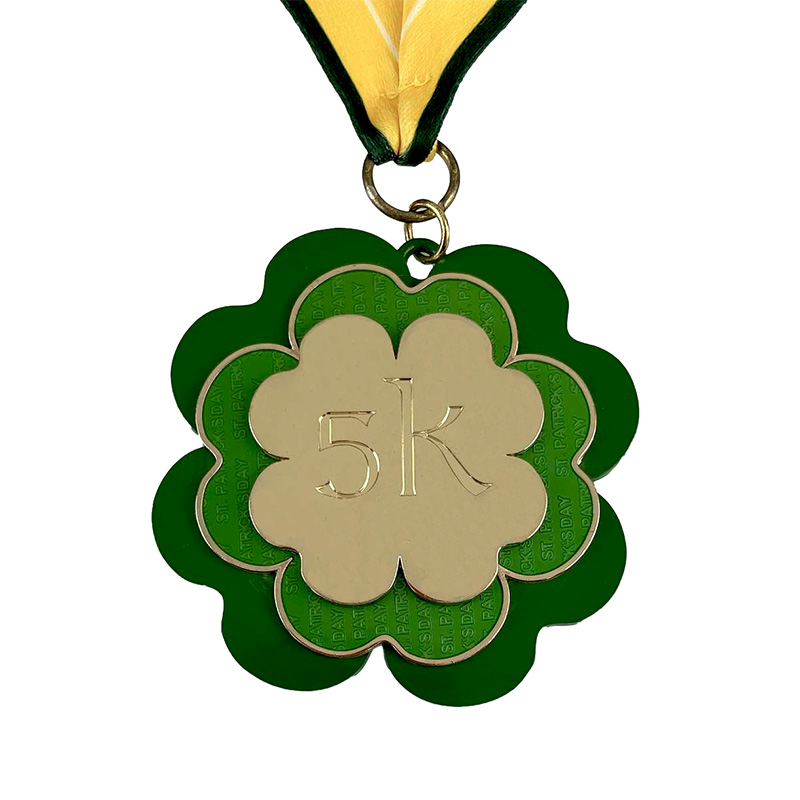 Médaille d'impression personnalisée Christian Medal Gift Trail Running Médailles