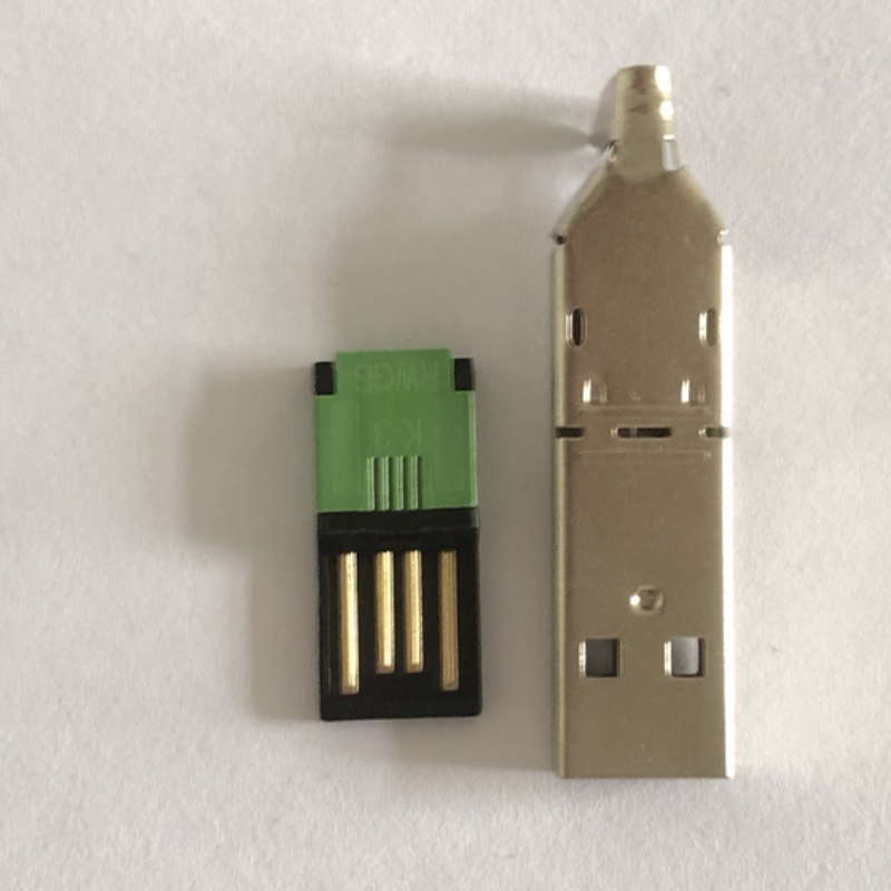 Adaptateur de bricolage PC 3-en-1 de type USB plaqué iCKEL A