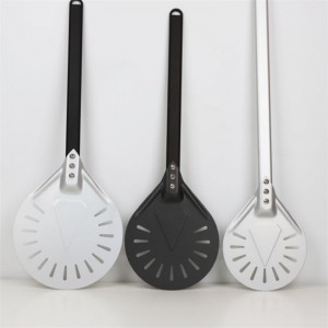 7inc 8inch 9 pouces Pizza en aluminium perforé Turning Pell Pizza Turner Round Pizza Peel