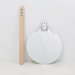 Poignée en bois 7 pouces Pizza en aluminium tournant pizza tourner pizza pizza spatule pizza accessoires