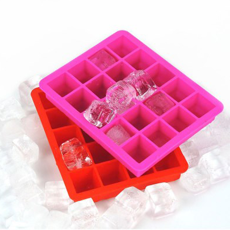 20 Cavity Ice Cube Tray Silicone Ice Cube Moule Alimentation Grade Flexible Silicone Ice Cube Tray Moule