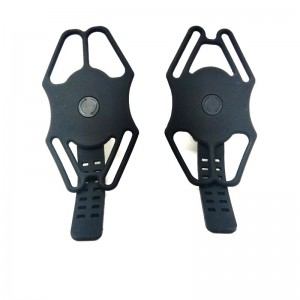 Porte-téléphonie de vélo en silicone, [360 ° ROTATION APPRONDANT] Porte-téléphonie de vélo, support de téléphone de moto universel en silicone, compatible avec iPhone 14 13 12 11 Pro Max,