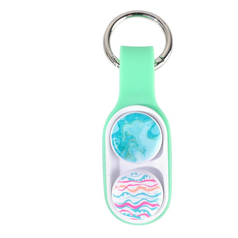 Poppuck fidget décompression silicone jouet éducatif pop - up magnétique décompression Keychain fabricant de jouets