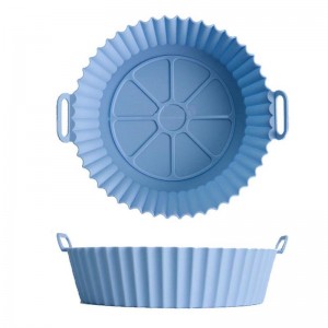 Friteuse à air silicone, 8,5 pouces air friteuse panier, qualité alimentaire air friteuse accessoires, réutilisable air friteuse Liner, revêtement d\'emballage de remplacement, sans nettoyage air friteuse