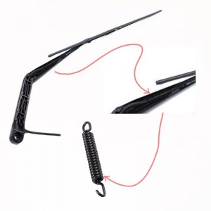 Tension du bras d\'essuie-glace en acier inoxydable