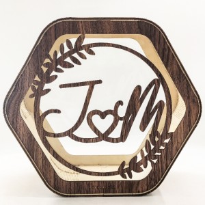 Boîte de connexion en bois